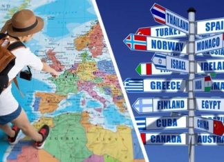 Парочка туристов находит способ посетить три страны за один день – и использует только один ежегодный отпуск