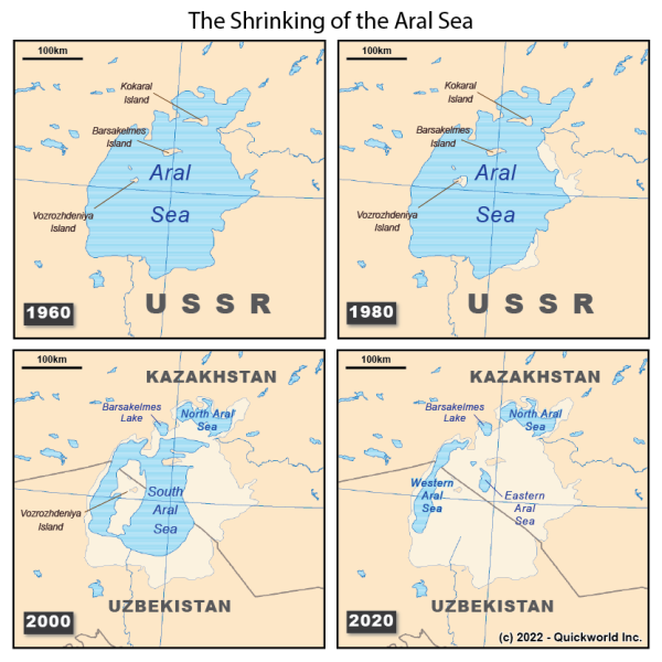 Аральское море сегодня: как выглядит, на карте, фото и видео