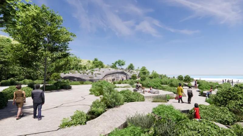 MVRDV представила проект туристического комплекса в виде валунов на Тайване